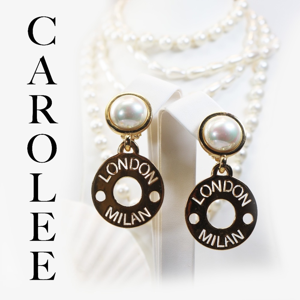 ⚜️ LONDON MILAN RUNWAY Vintage Carolee Earrings